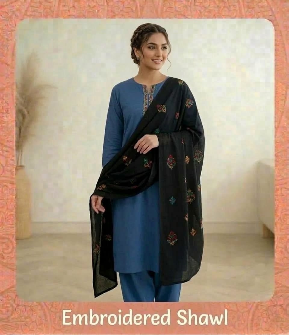 Embroidered Shawl